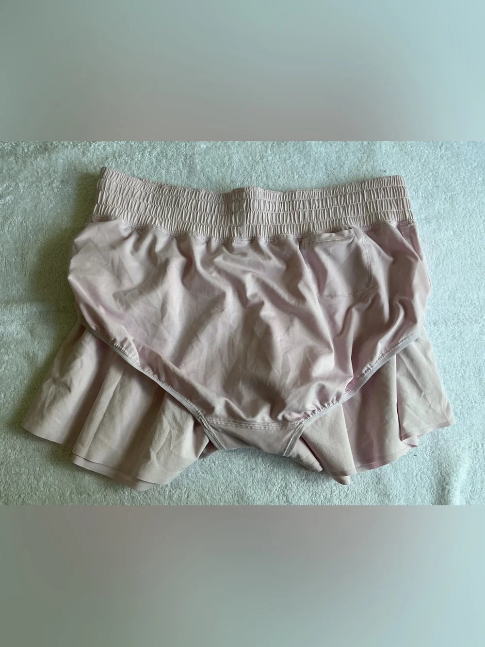 lululemon athletica Light Pink Layered Athletic Skort